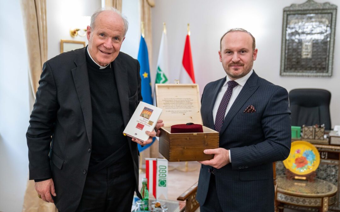 Kardinal Schönborn zu Gast bei Präsident Vural