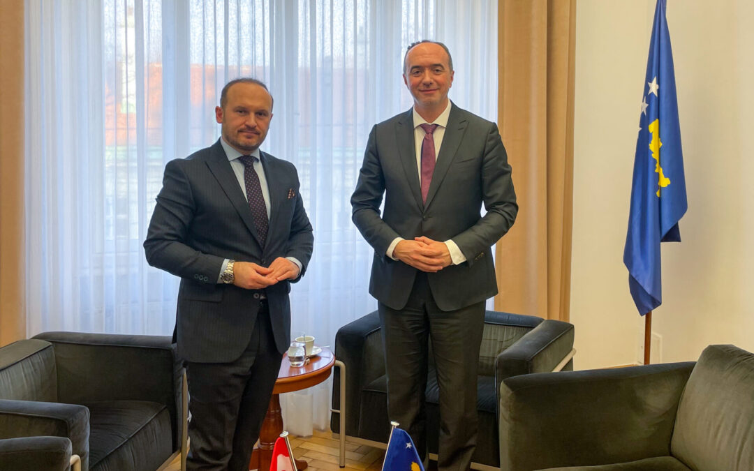 Austausch mit Botschaftern Albaniens und des Kosovo