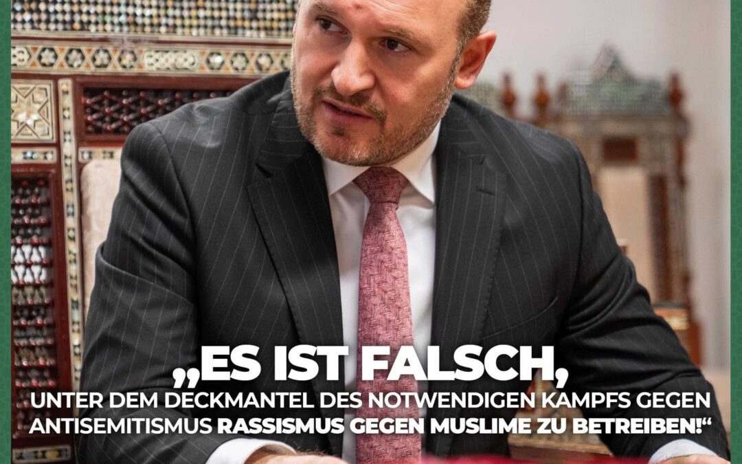 Präsident Vural im Interview mit den Salzburger Nachrichten: “Es ist falsch, unter dem Deckmantel des notwendigen Kampfs gegen Antisemitismus Rassismus gegen Muslime zu betreiben!”